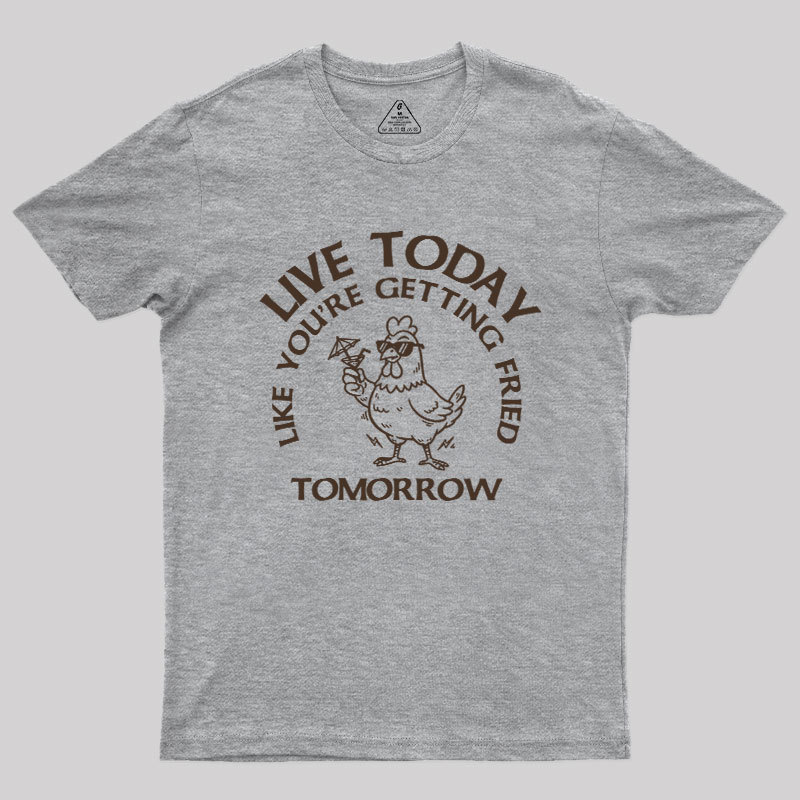 Fried Chicken Philosophy Geek T-Shirt