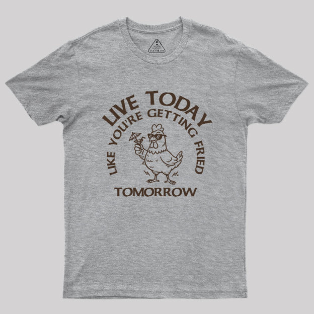 Fried Chicken Philosophy Geek T-Shirt