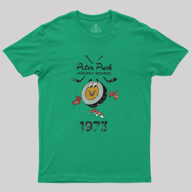 Peter Puck School of Hockey Classic Geek T-Shirt