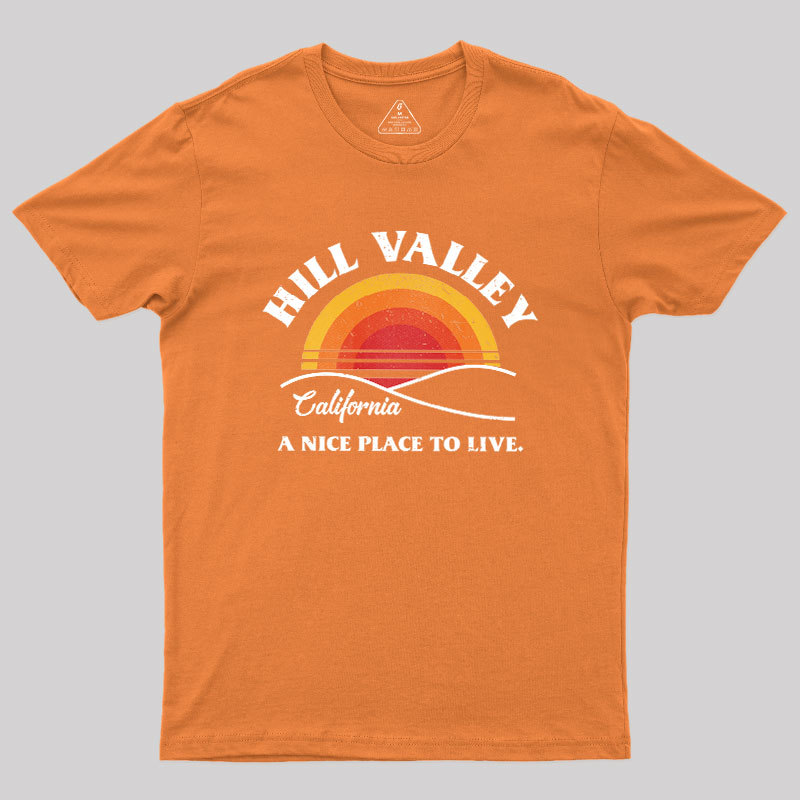 Hill Valley Sunset Geek T-Shirt