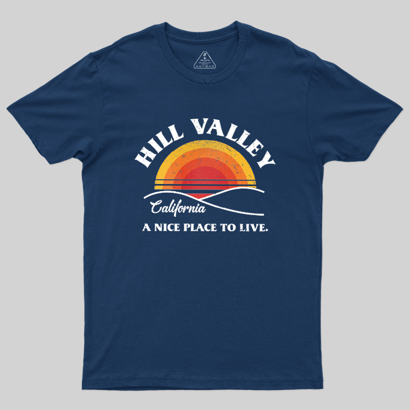 Hill Valley Sunset Geek T-Shirt