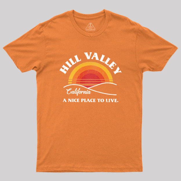 Hill Valley Sunset Geek T-Shirt