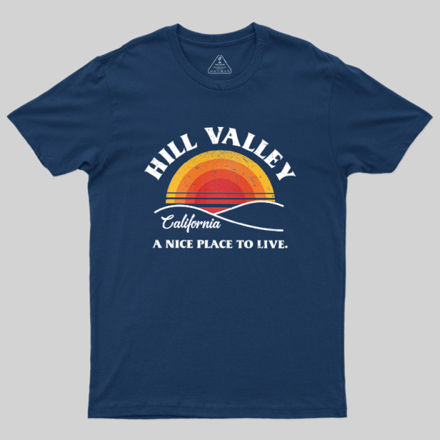 Hill Valley Sunset Geek T-Shirt
