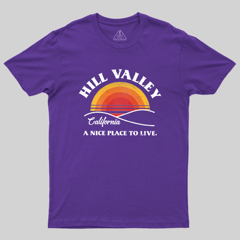 Hill Valley Sunset Geek T-Shirt