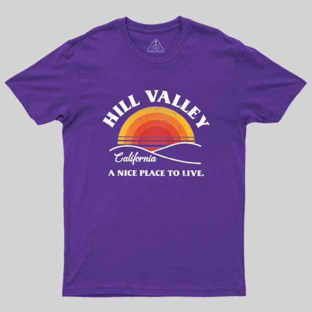Hill Valley Sunset Geek T-Shirt