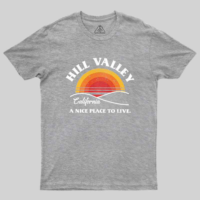 Hill Valley Sunset Geek T-Shirt