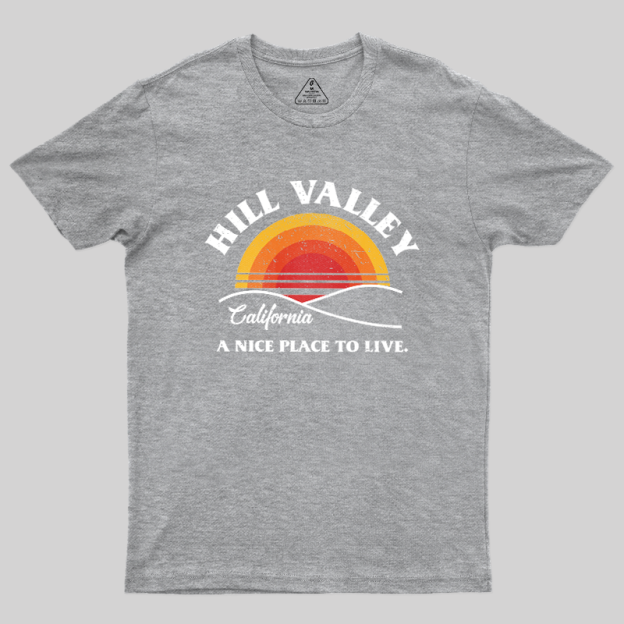 Hill Valley Sunset Geek T-Shirt