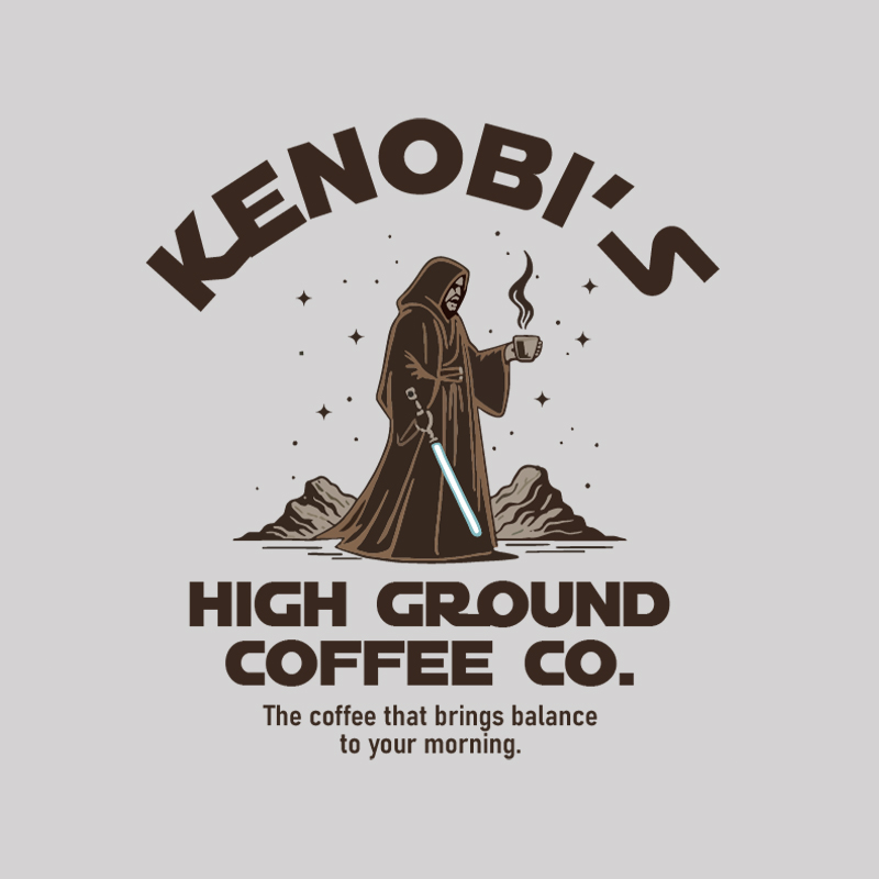 Kenobi��s High Ground Geek T-Shirt