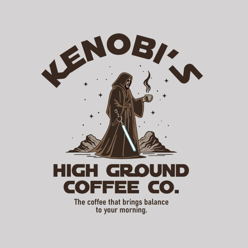 Kenobi��s High Ground Geek T-Shirt