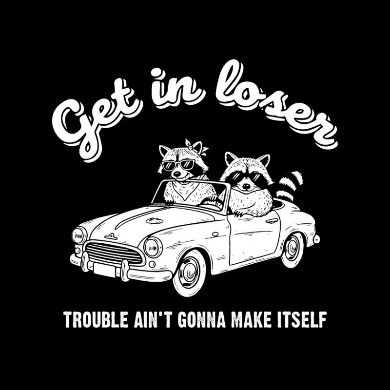 Trouble Ain't Gonna Make Itself Geek T-Shirt