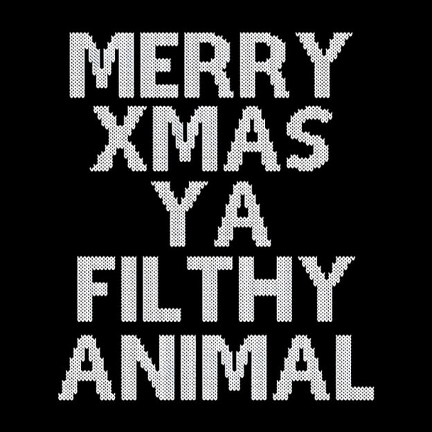 Merry Xmas Ya Filthy Animal Geek T-Shirt