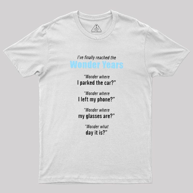 Wonder Years Geek T-Shirt