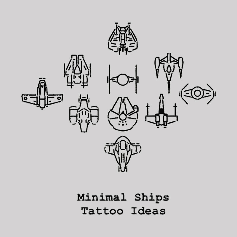 Minimal Ships Geek T-Shirt