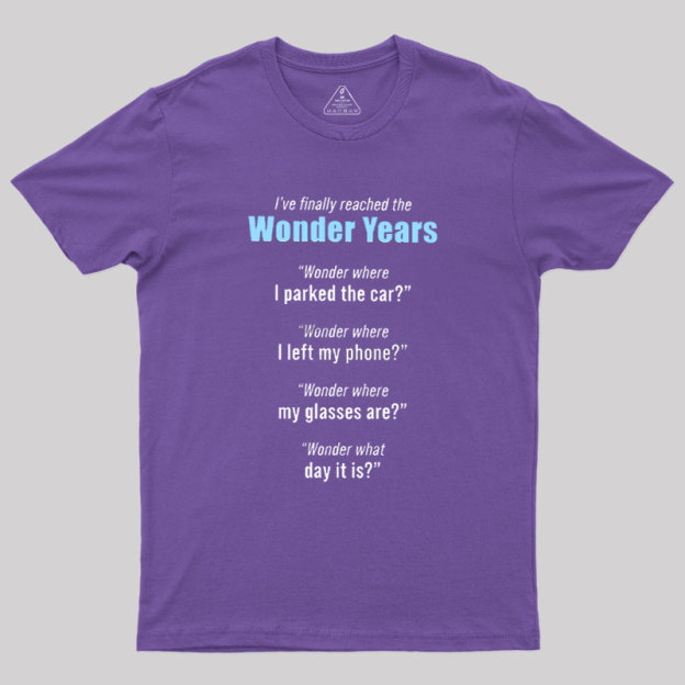 Wonder Years Geek T-Shirt
