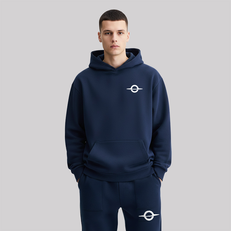 Interstellar Front and Back Printed Geek Fleece Hoodie Set