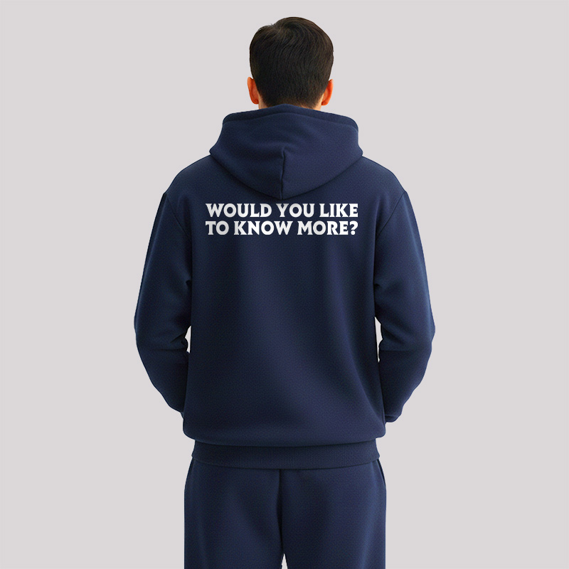 Starship Recruit Front and Back Printed Geek Fleece Hoodie Set