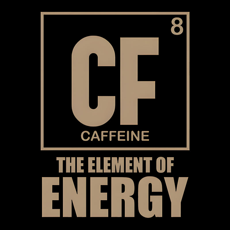 Caffeine The Element Of Energy Geek T-Shirt