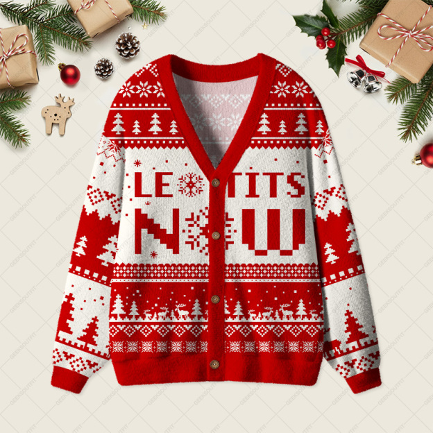  Le Tits Now Geek Ugly Cardigan Sweaters 