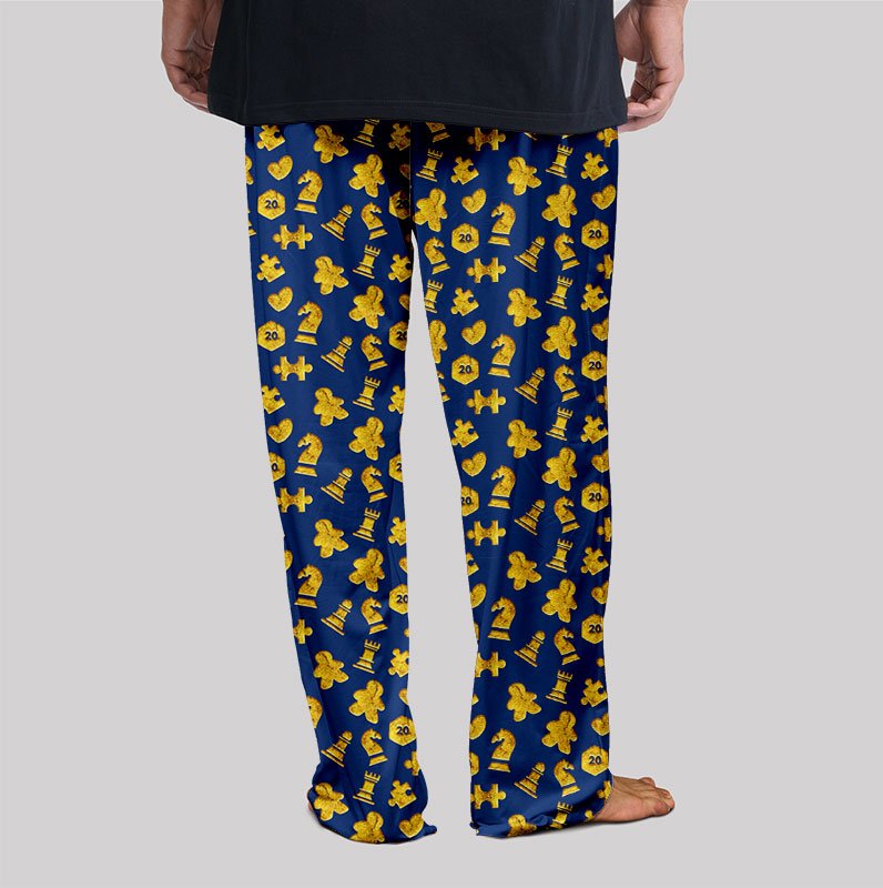 Fried Chicken Board Game Geek Loungewear Pants
