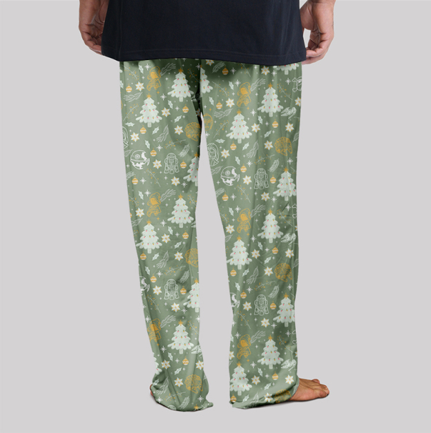Christmas Scifi Wars Space Ship Geek Loungewear Pants