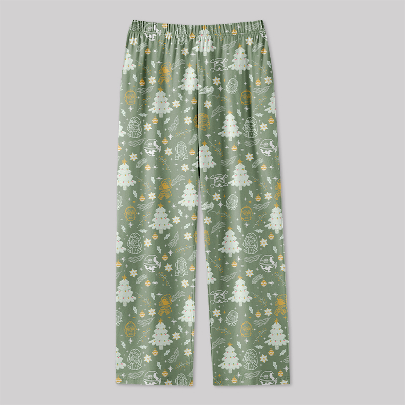 Christmas Scifi Wars Space Ship Geek Loungewear Pants