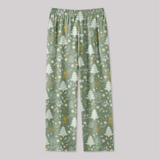 Christmas Scifi Wars Space Ship Geek Loungewear Pants