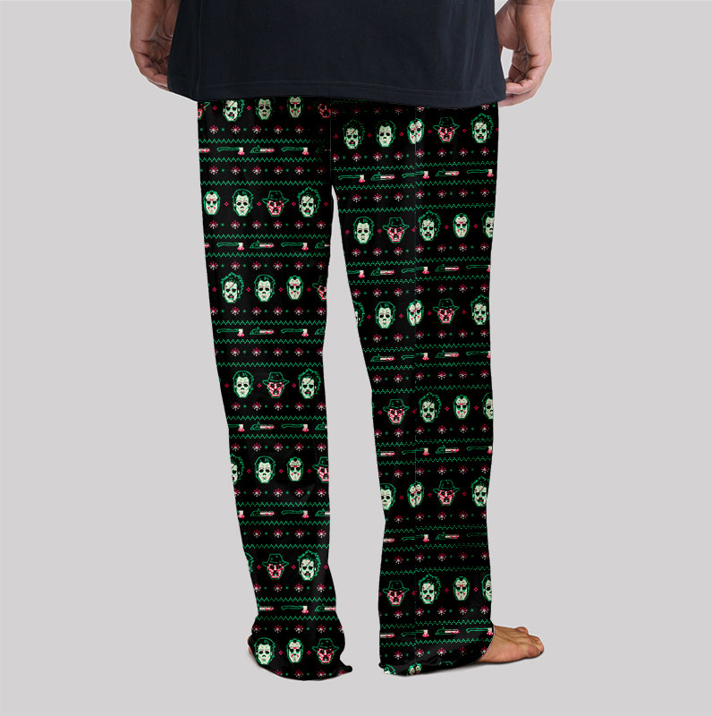 Christmas Hockey Mask Geek Loungewear Pants