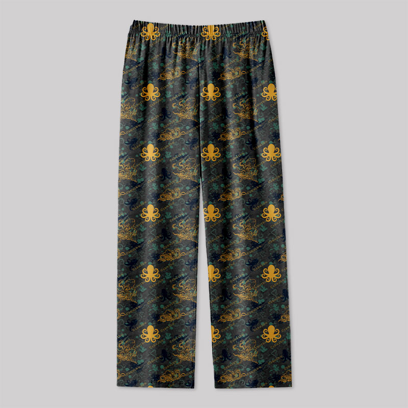 Cthulhu Funny Geek Loungewear Pants