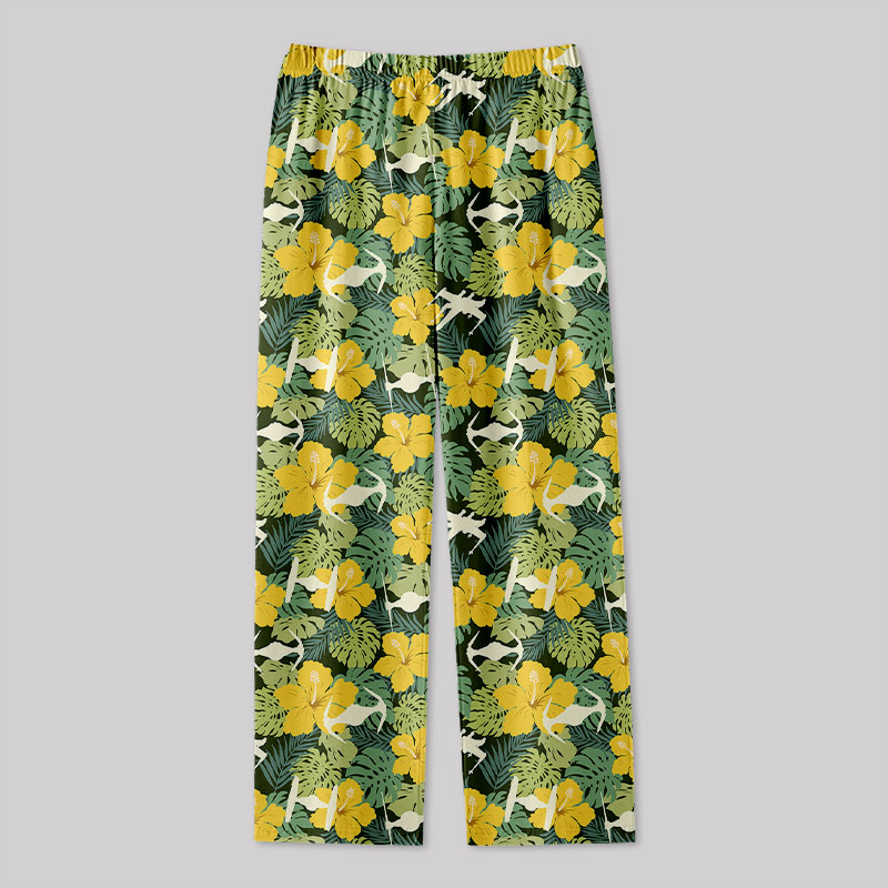 Tropical Starfighter Geek Loungewear Pants