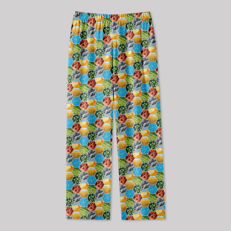 Board Games Full Print Geek Loungewear Pants