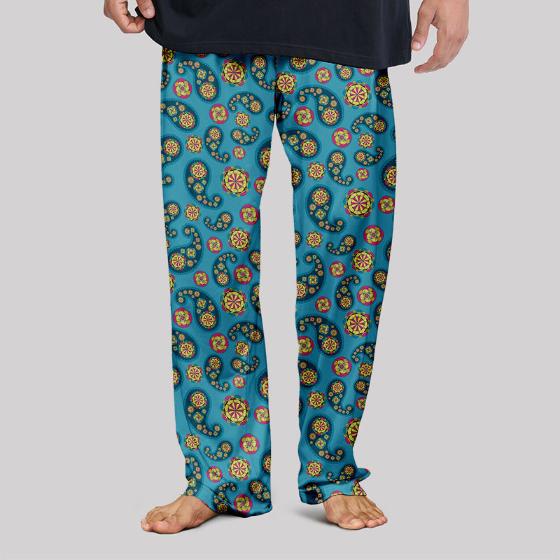Spiral Paisley Geek Loungewear Pants