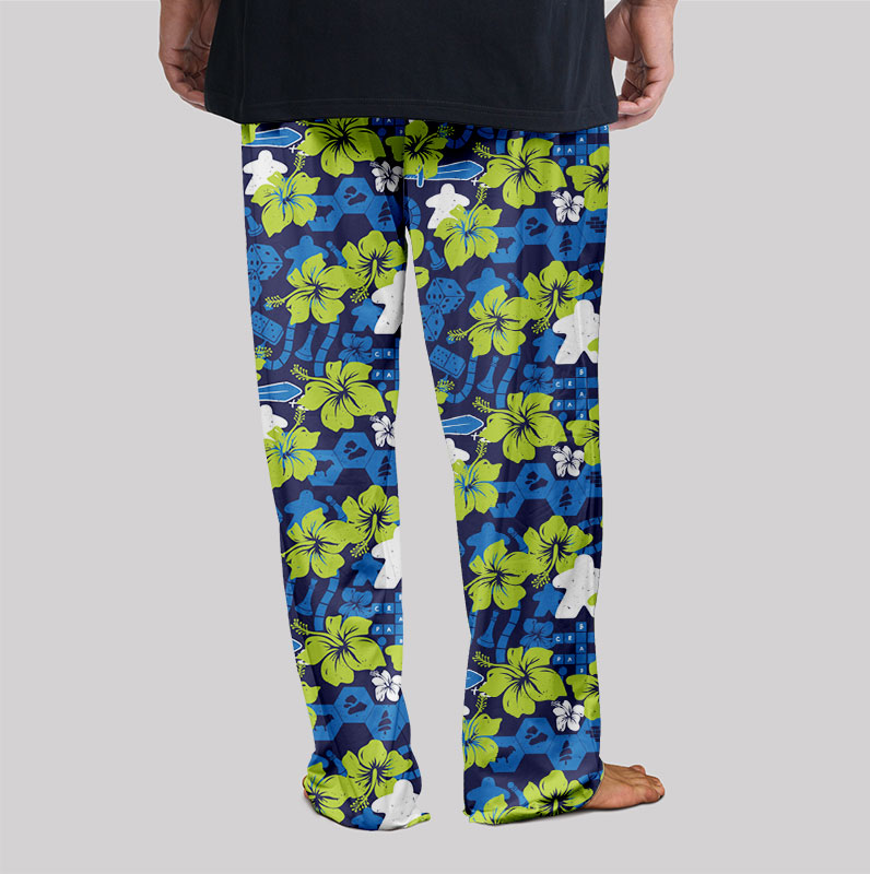 Board Game Hawaii Hibiscus Geek Loungewear Pants