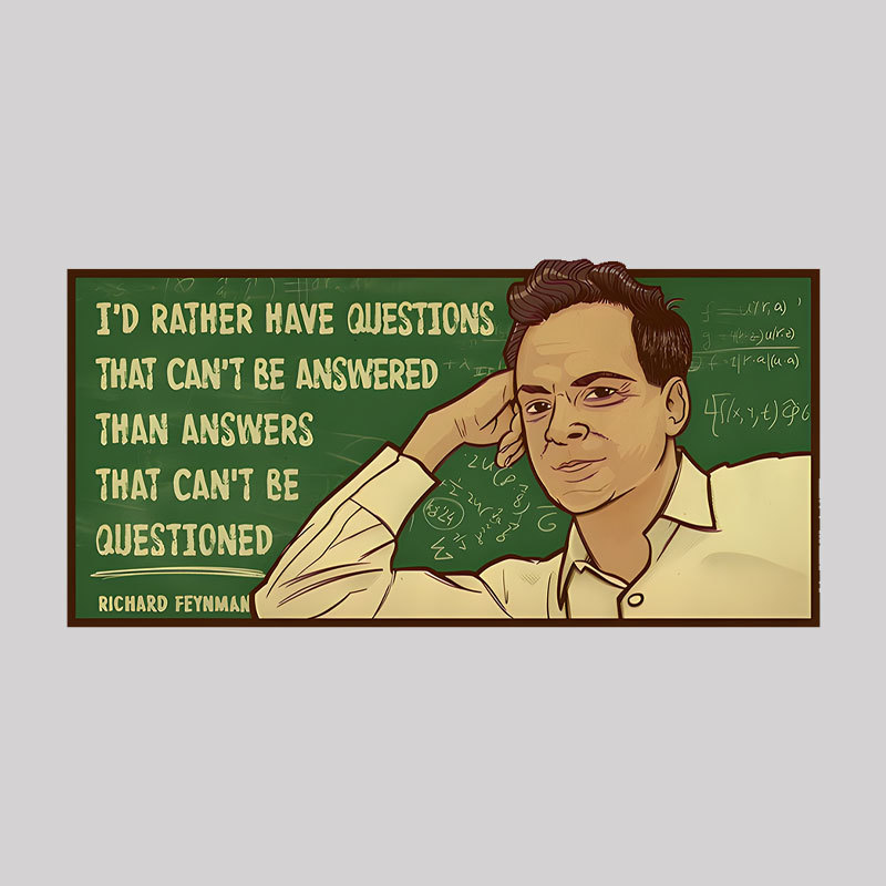 Feynman Science Shirt Geek T-Shirt