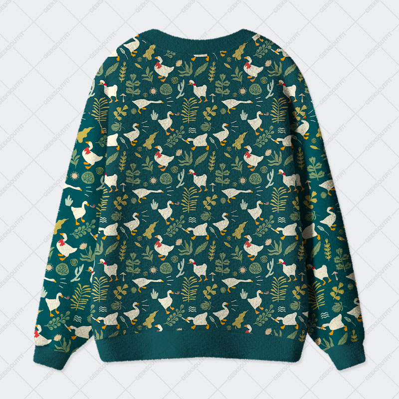 Untitled Goose Geek Ugly Cardigan Sweaters 