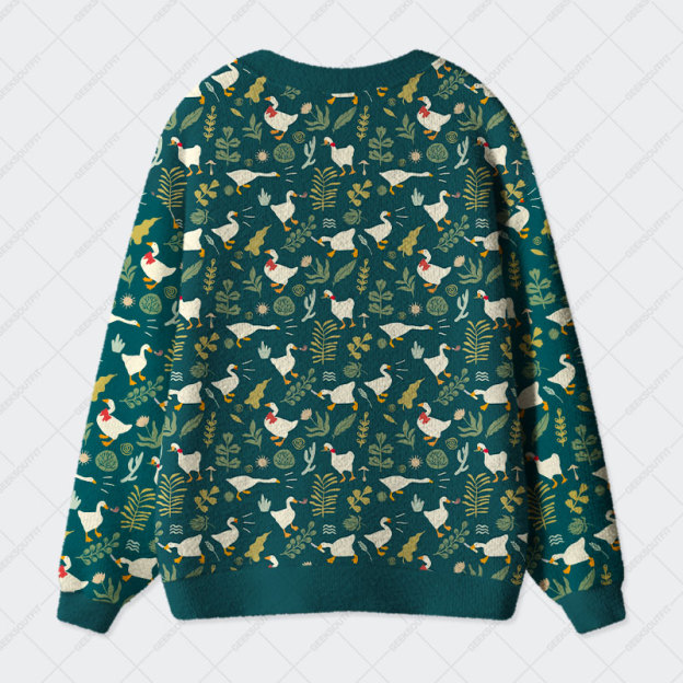 Untitled Goose Geek Ugly Cardigan Sweaters 