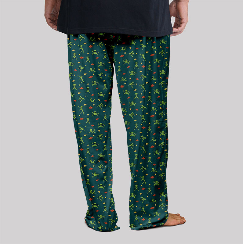 Alien Antics Green Geek Loungewear Pants