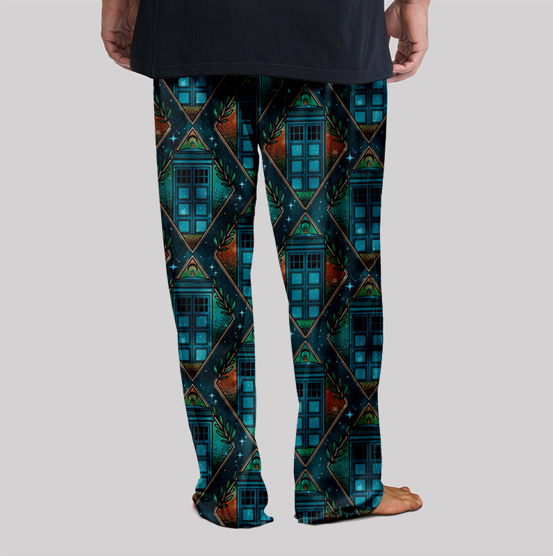 Doctor Who Diamond Grid Geek Loungewear Pants