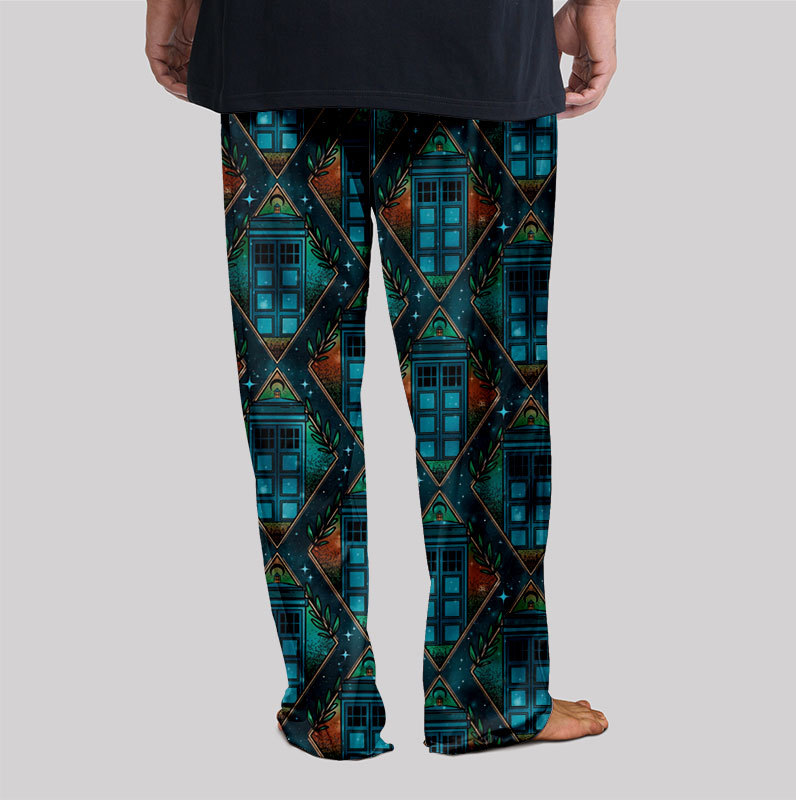 Doctor Who Diamond Grid Geek Loungewear Pants
