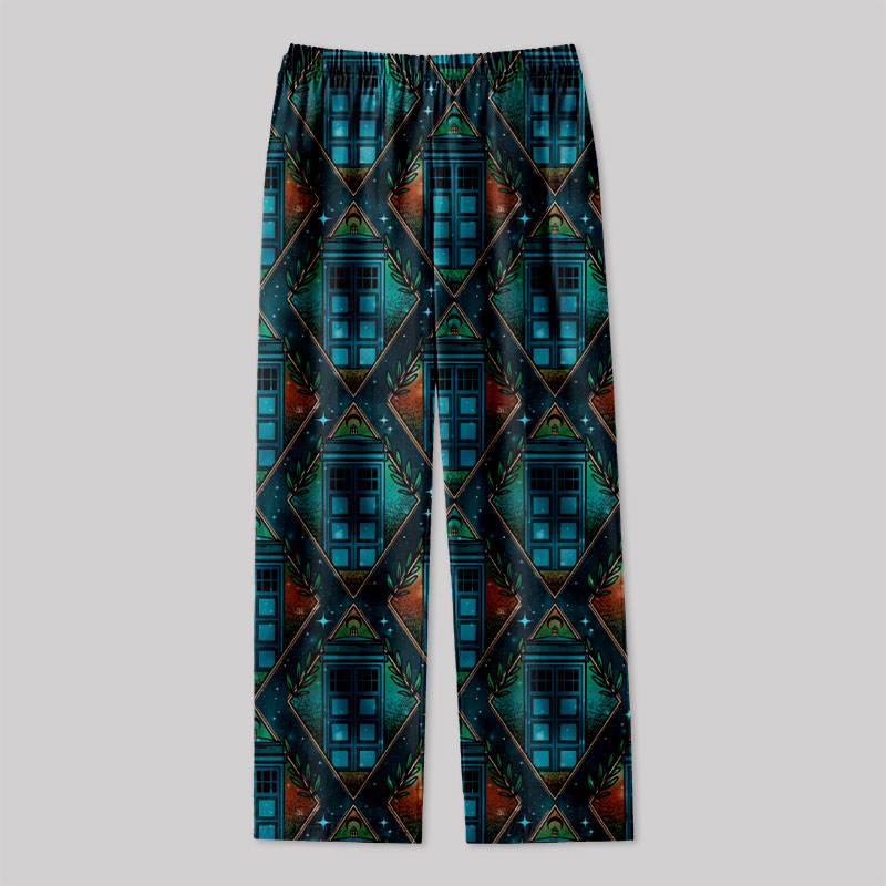Doctor Who Diamond Grid Geek Loungewear Pants