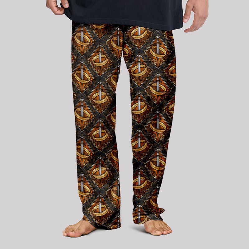 Magic Ring and Sword Geek Loungewear Pants