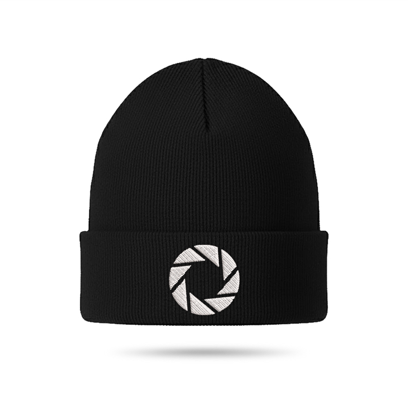 Aperture Geek Embroidered Beanie