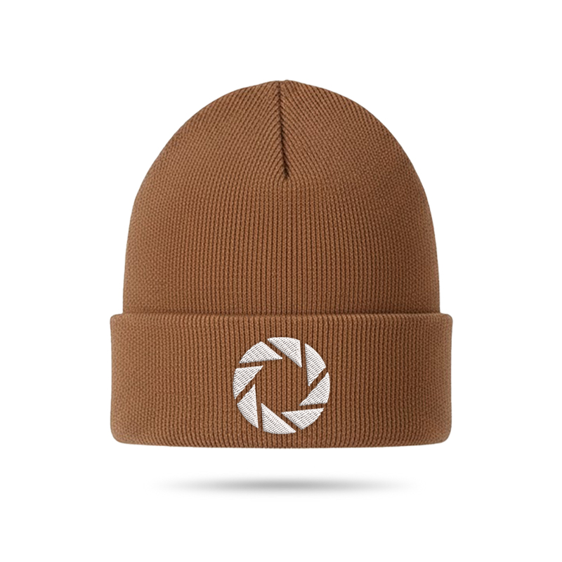 Aperture Geek Embroidered Beanie