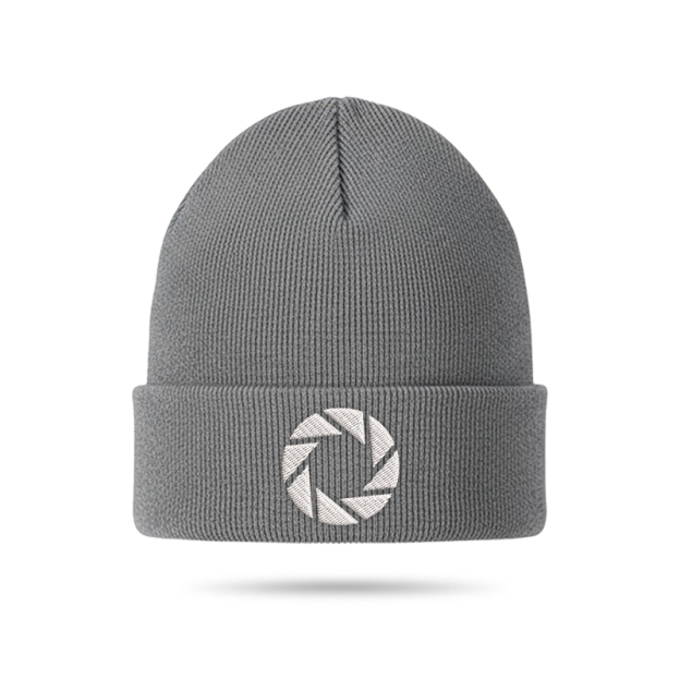 Aperture Geek Embroidered Beanie