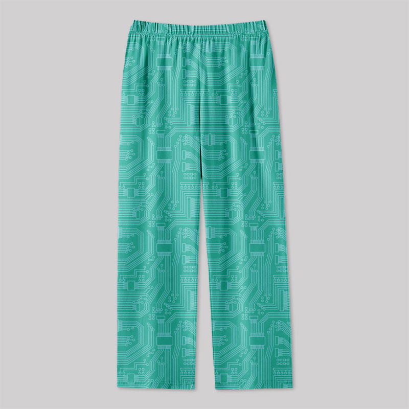 Circuit Board Elements Geek Loungewear Pants
