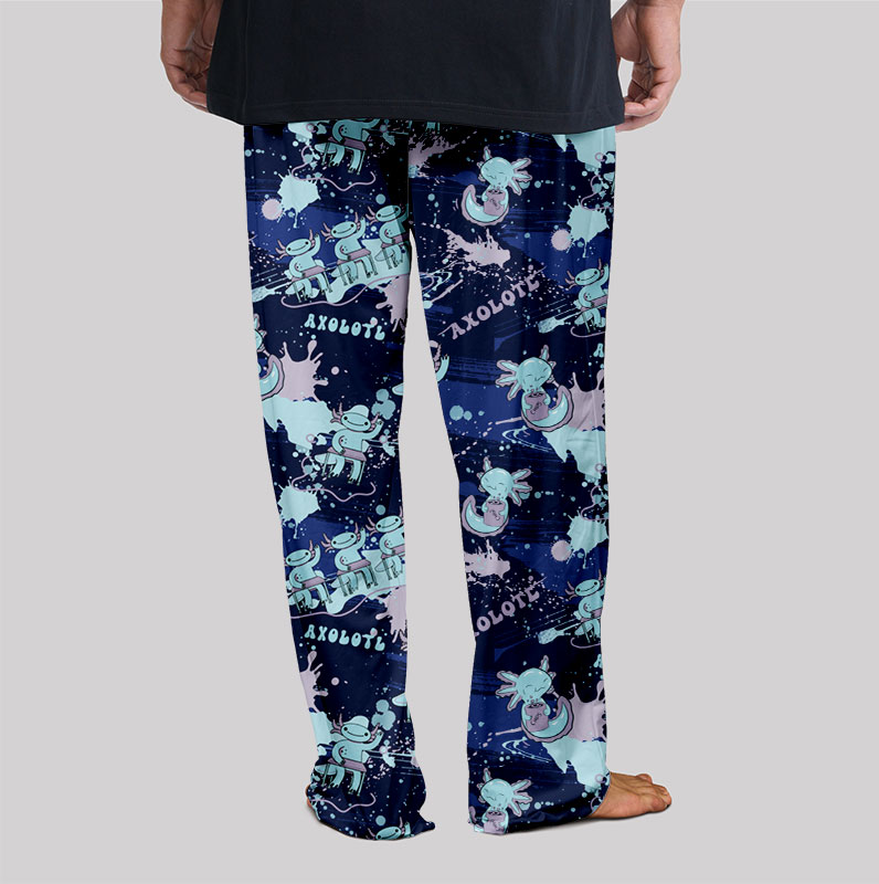 Axolotl Questions Navy Geek Loungewear Pants