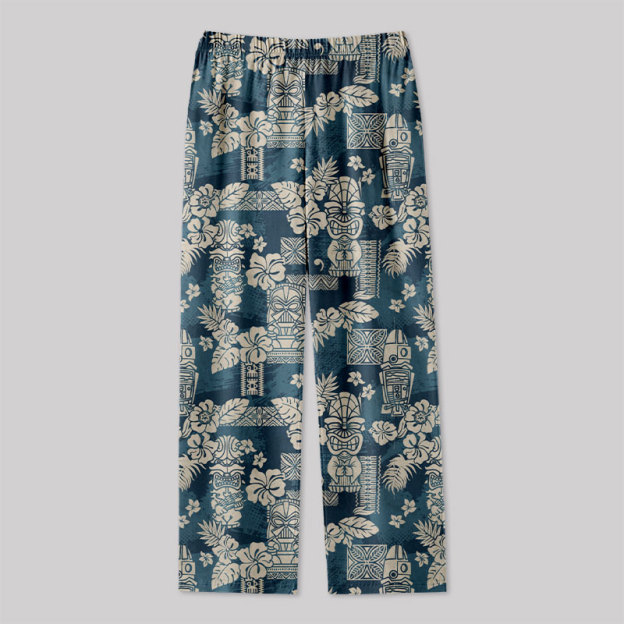 Hawaii TIKI Totem Geek Loungewear Pants