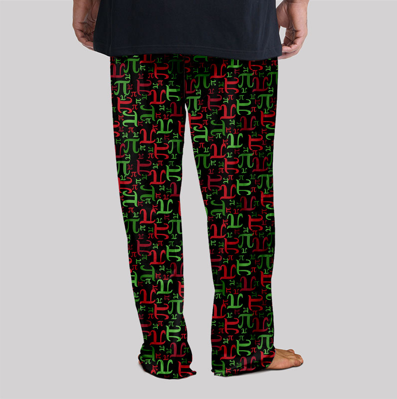 Math Christmas PI Geek Loungewear Pants