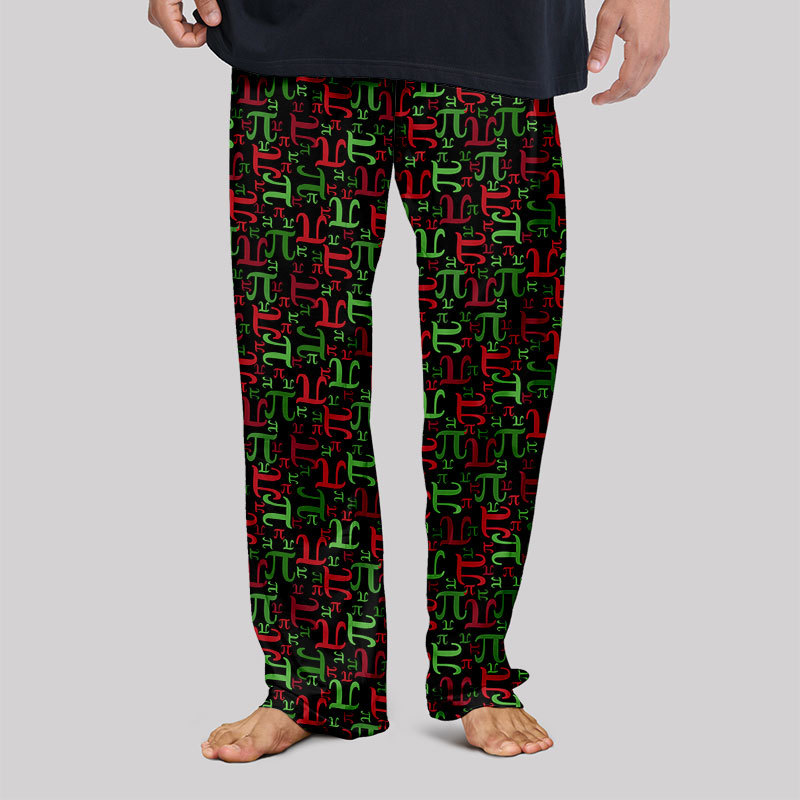 Math Christmas PI Geek Loungewear Pants