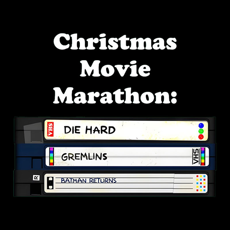 Christmas Movie Marathon Geek T-Shirt