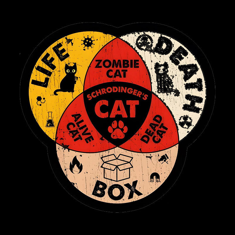 Science Physic Cat Geek T-Shirt